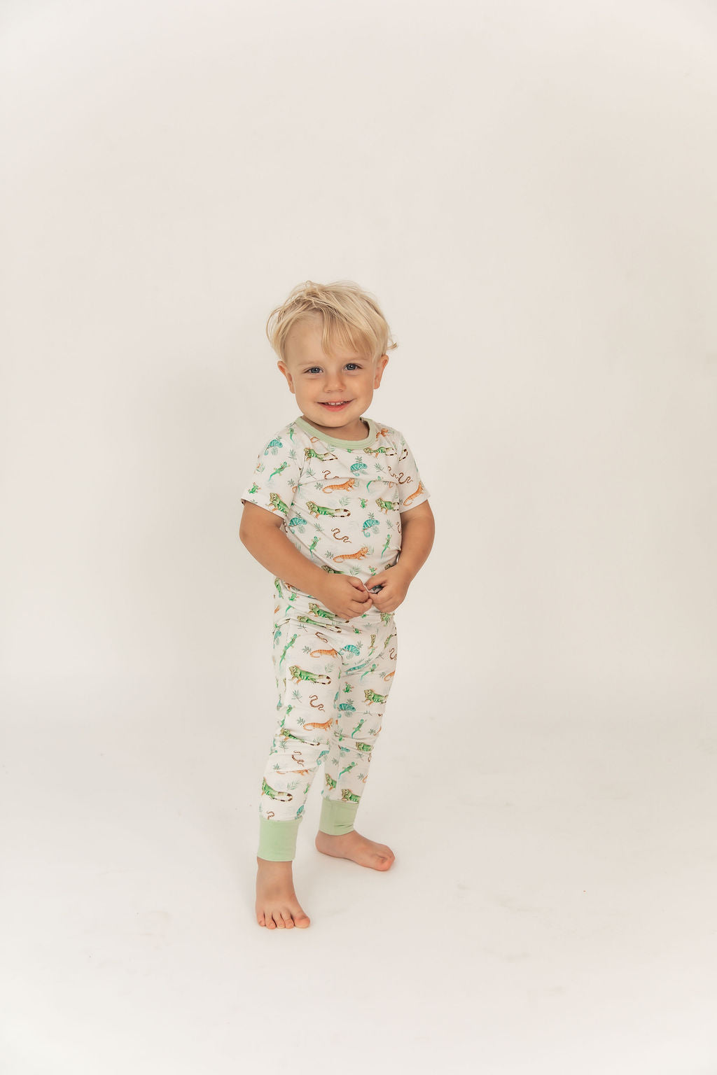 Sunlit Scales- Two-Piece Pajama Set
